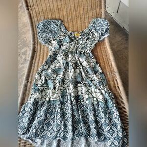 🛍️ Blissitude Lovely flowy & feminine design print Short Sleeve Dress
